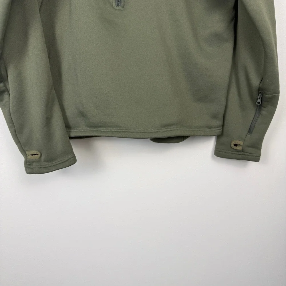 Propper Tactical‎ Half Zip Fleece Hoodie Pullover Mens Medium Green Outdoors